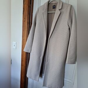 Zara beige coat size L